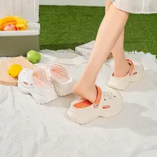 夏の厚底軽量スポーツサンダル【履き心地抜群・女性用・通気性あり】（セットアップ対応）