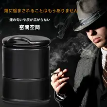 車用 煙灰缸【創意デザイン・多機能・吊り下げ式・フタ付き】