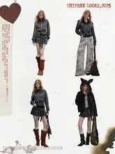 レトロデザインのグレーショートジャケット【立襟・ルーズフィット・長袖】