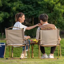 アウトドア折りたたみ椅子【携帯便利・バックレスト付き・キャンプ・ピクニック・釣り用】