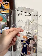 アクリル製 ミニ展示ケース【痛キャラクター・フィギュア収納・デザインスタンド】