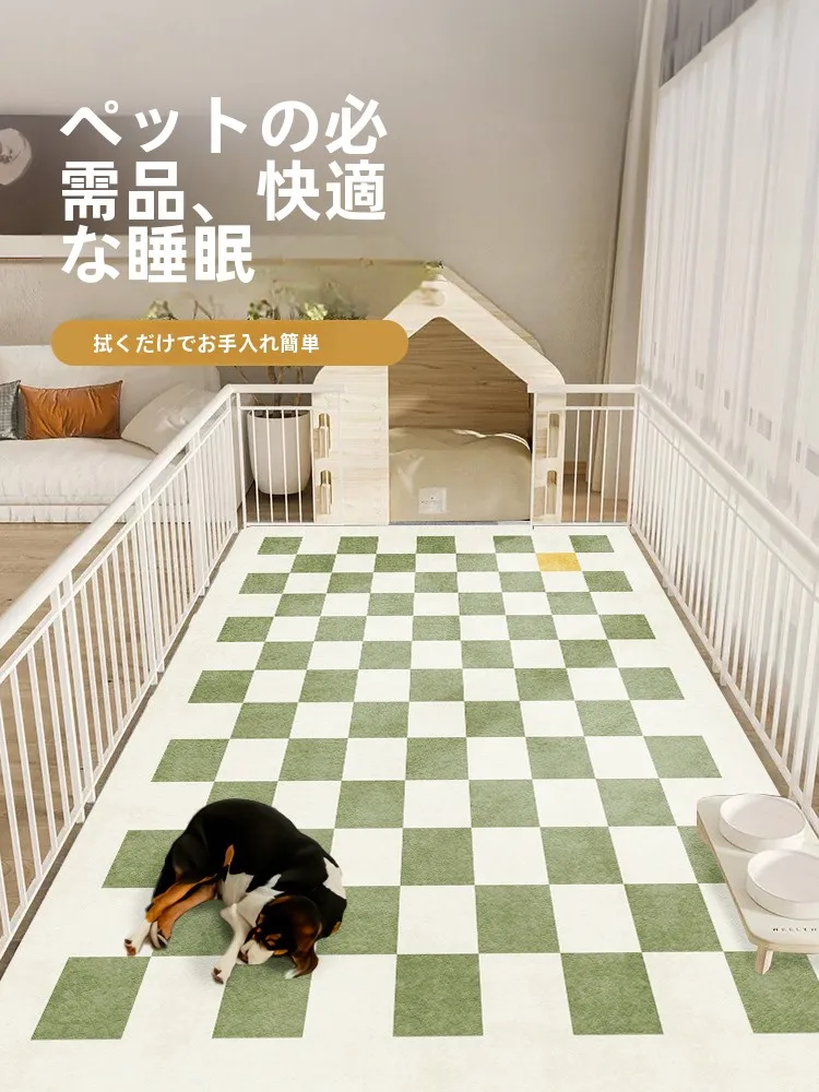 犬のケージに敷くフェンスマット：防水・滑り止め・拭き取り可能なPVC製の実用性解析
