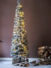 ツリースカート 木製フェンス 天然木 クリスマス 置物 インテリア ショーウィンドウ デコレーション