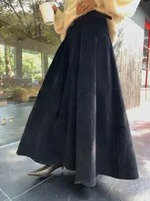高ウエストの美シルエット！プリーツデザインのロングスカート【エレガント・フレンチスタイル・ゆったりフィット】