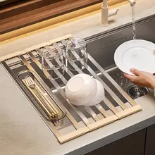 304ステンレス製 水切りラック【水槽用・シリコンバスケット付き・洗面器用】