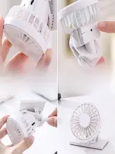 USB充電式ミニクリップ扇風機【持ち運び便利・学生用・クリップ式】