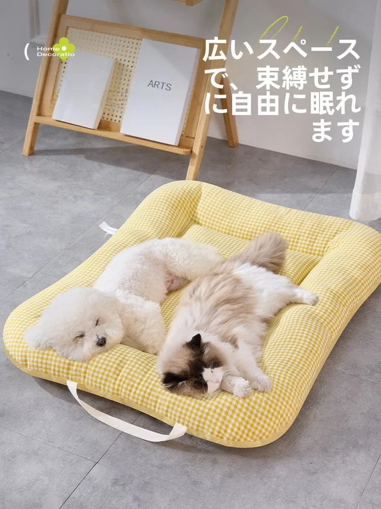 犬用ベッド YFK77：中小型犬向けの通年対応格子パッドの選び方と実用性