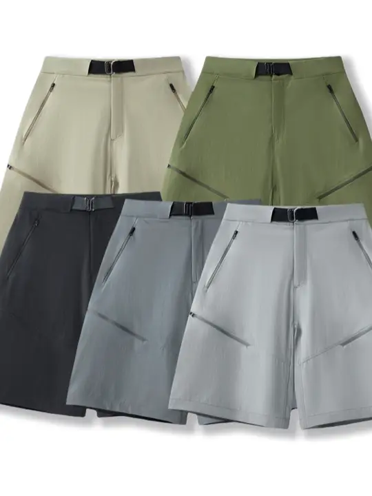軽量な夏用メンズアウトドア速乾ショートパンツ【フライングバードデザイン】