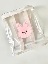 通園バッグ   キッズ ガールズ クリア PVC くま柄 保育園 幼稚園 「JOJO'S L. PD.stay.」