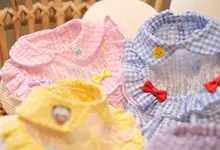 JR 春夏用ペット服【猫犬用・薄手メッシュシャツ・コットン・プリンセスドレス】