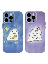 スマホケース アート柄 かわいい おしゃれ ペア お揃い 多機種対応 iPhone Android