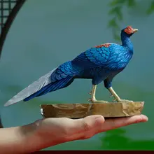 銅製バードフィギュア【青い環境に優しい装飾品】