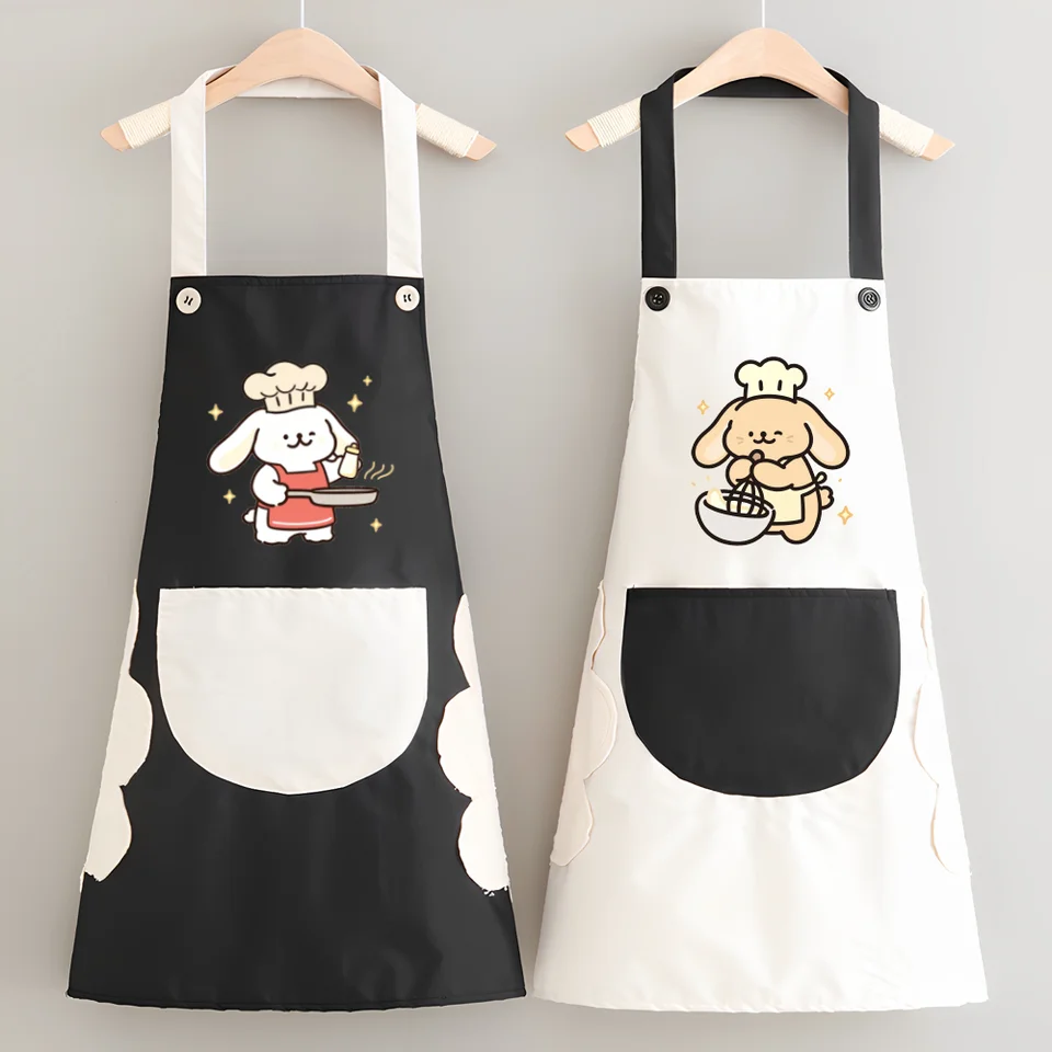可愛いキャラクターエプロン【防水・汚れ防止・キッチン用】
