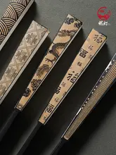 新しい中国風彫刻扇子ブランク 宣紙 扇子