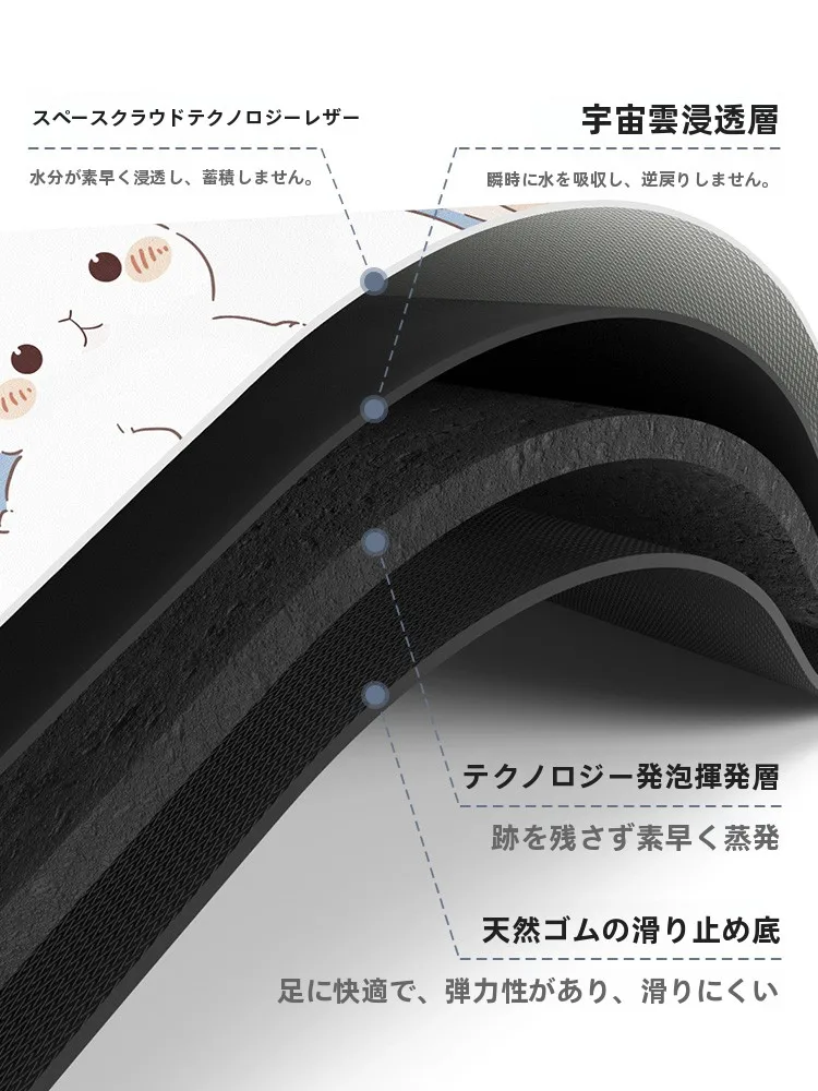 トイレマット 拭けるタイプの吸水速乾機能付きデザインを徹底解説