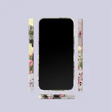 ケース iPhone14 対応 微笑み猫 硬い デザイン エレガント 全面カバー