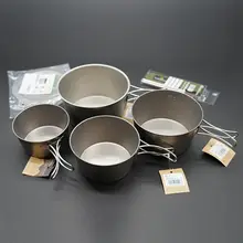 block outdoor 軽量チタニウム製スノーラーボウル【アウトドア・キャンプ用・携帯便利】