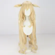 コスプレ用ウィッグ【金色の長髪・キャラクター名】