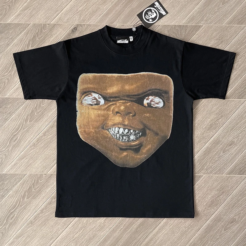 ハロウィンデザインの洗いざらしコットン半袖Tシャツ：デザイン性と実用性のバランスを実現