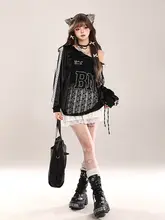 レースオフショルダー長袖Tシャツ【秋用・デザイン性・カジュアル】