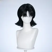 未麻コスプレウィッグ【ショートヘア・ふわふわ前髪・逆立ちスタイル】