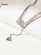 中性デザインのショートネックレス【ファッショナブルな装飾品】