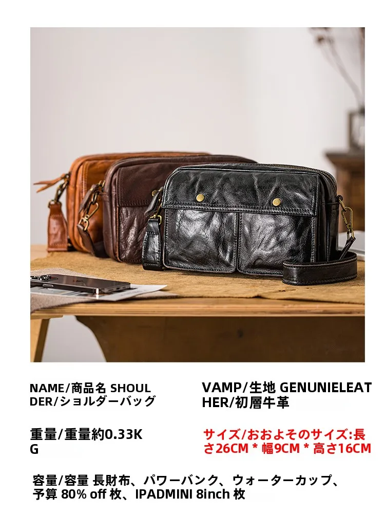 メンズサコッシュバッグを選ぶときに迷うのは、本当に「どんなもの？」なのか？