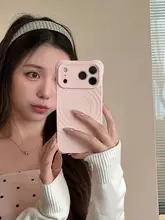 スマホケース レディース カップル 液体シリコン 無地 ウェーブデザイン マグネット内蔵 全包囲保護 インスタ映え iPhone 17 Pro Max 16 Pro 15 Pro 対応