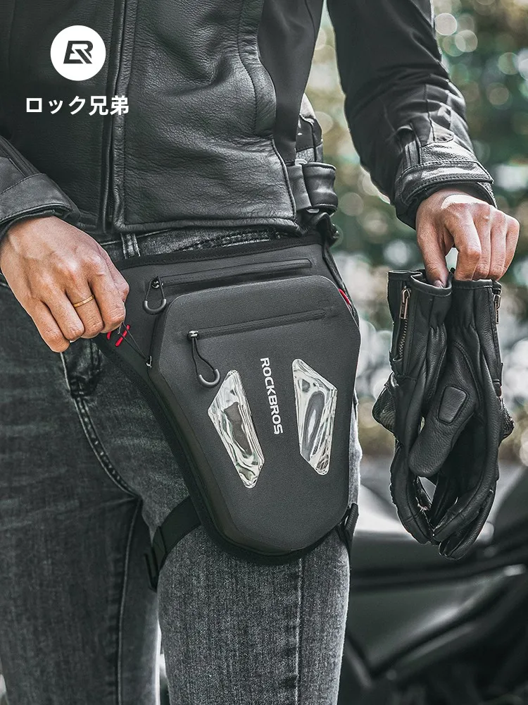 バイク用ウエストバッグ ROCKBROS 3017001801：通勤・ライディング対応の反光機能が実用性を向上