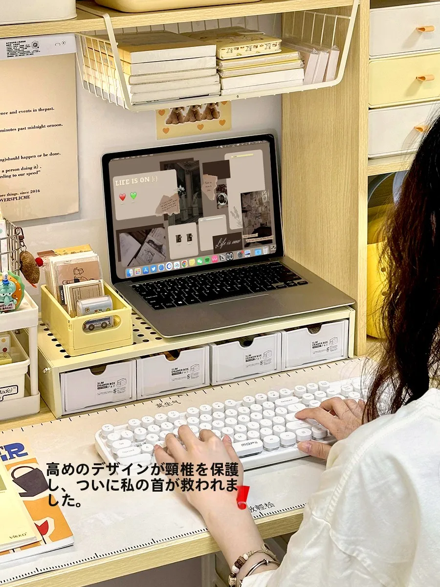 奥行60cmのPCデスクに悩むなら、この「高さ調整可能なモニター台」が本当の救世主？