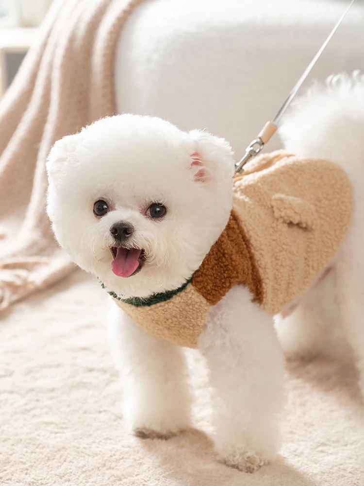 ハーネス付き犬服 ロミブラウン ワークアウトシーンでの実用性と通気性のバランス