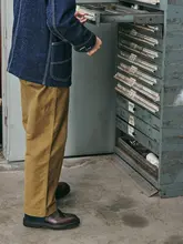 バイカラー チャッカブーツ【ブロック模様・スエードコンビ・ハイカット】