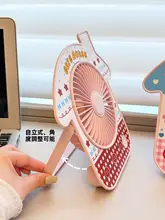 USB充電式ミニデスクファン【ポータブル・学生活動・オフィス用】
