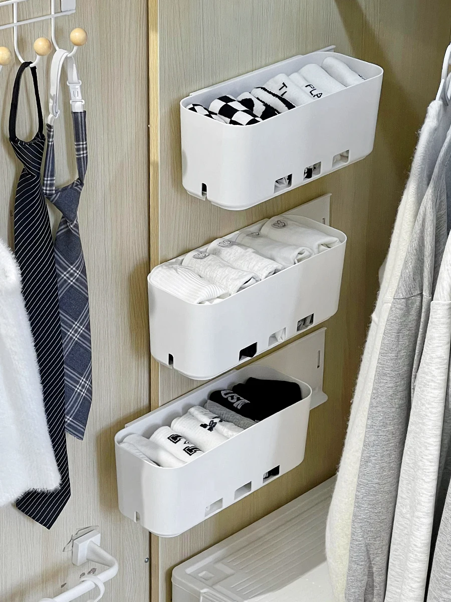引き出し式収納ボックス：クローゼットの下着・靴下整理に最適な収納テクニック