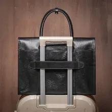 ビジネス用本革ブリーフケース【トート型・横型・アンティーク風・植物タンニン鞣し】
