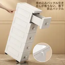 収納キャビネット 隙間収納 狭小スペース対応 スタンドキャビネット 移動式スライドデザイン