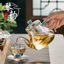 クリスタルガラス製 茶具【ティーポット・ティーカップ・功夫茶用】（セットアップ対応）