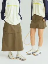 OADB セパレートデザイン Aライン スカート【アウトドア・ウエストゴム・ジッパー付き】