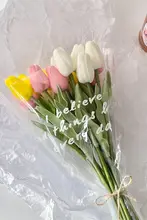 高級チューリップ造花【インテリア装飾・ピクニック用・デスクトップアレンジ】