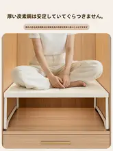 伸縮可能なクローゼット用仕切り棚【収納便利・省スペース】