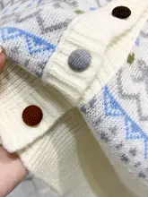 撞色デザインのボタン付きロングベスト【女性用・秋季・スタイル・トレンド】（セットアップ対応）