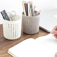 デスクトップ収納バスケット【小物整理用・プラスチック製・多機能】