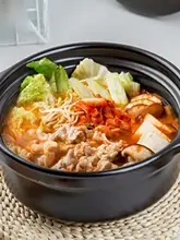 康舒 大型陶器火鍋鍋【直火対応・耐熱性・家庭用・レストラン用】