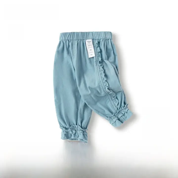 デニムパンツ キッズ ガールズ ロングパンツ カジュアル キュート ストリート 春物 「Balabala」
