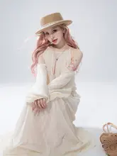 シフォンブラウス レディース 長袖 ワンショルダー キャミソール ゆったり ロマンティック レイヤード くすみアプリコット 「ONEOFUUU」