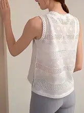 ヨガウェア トップス ルーズ ランニング ノースリーブ タンクトップ