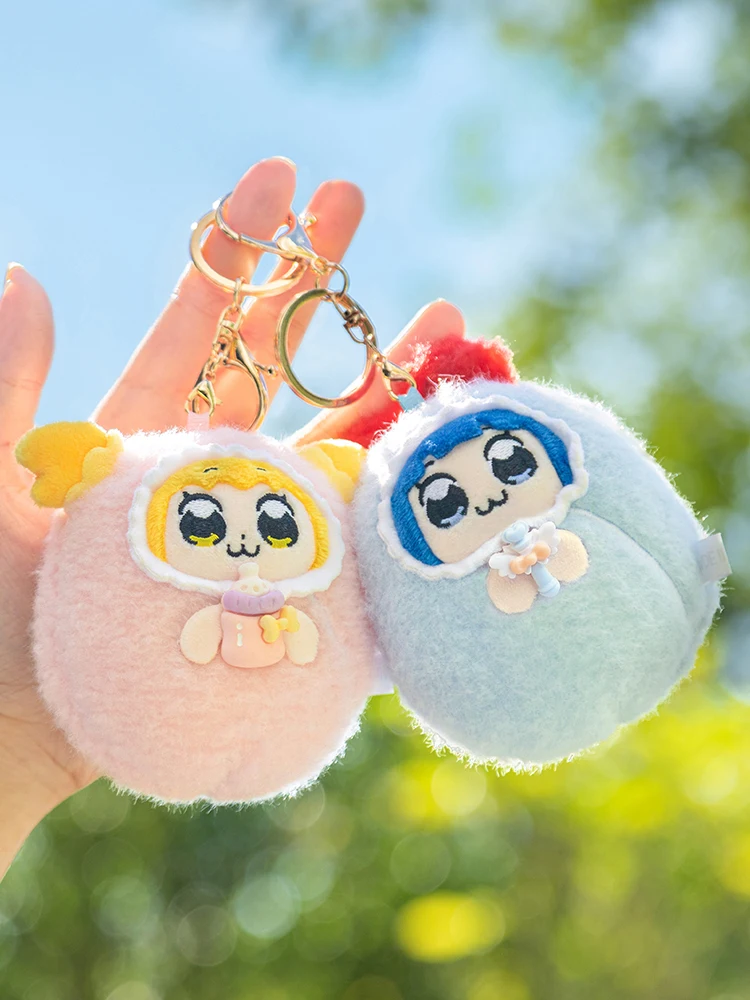 ポップ子とピピの日常！可愛い毛糸ボール付きカートゥーンキーホルダーの実用性とデザイン価値