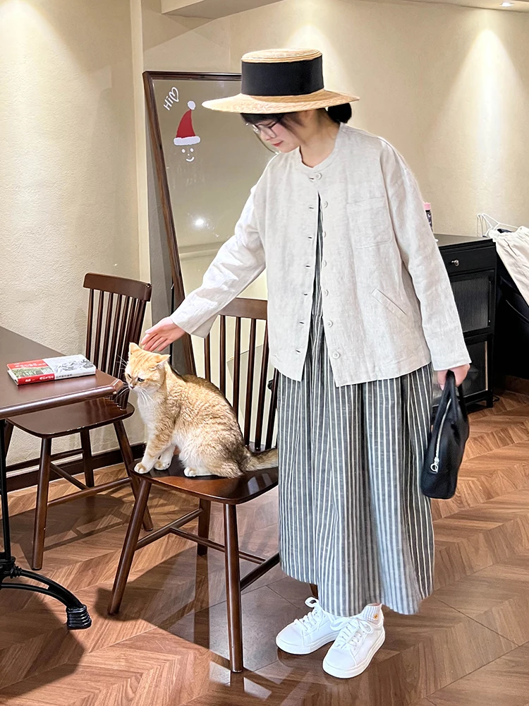 40代の大人カジュアルに欠かせない「リネンショートデニムジャケット」は、どう選ぶ？