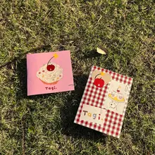 メッセージカード ハート りんごケーキ キュート 誕生日 記念日 お祝い「Tagi.」