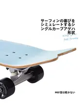 シャーユエ mbfish 地上用スケートボード【初心者向け・プロ仕様・砂紙タイプ・ロングボード】